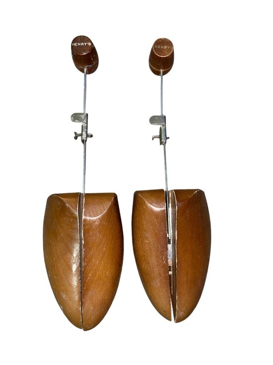 Henrys Other - Vintage Henry’s Adjustable Wooden Shoe Trees Pair Used Mens